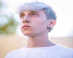 He has a piercing in the right ear.